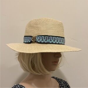 Summer Hat with Tory Burch logo